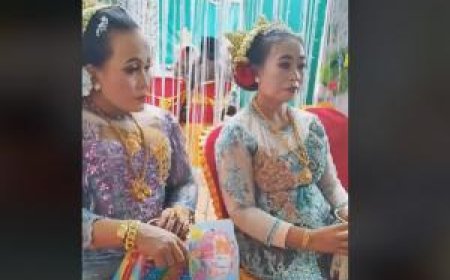 Viral Pengiring Pengantin Seperti Toko Emas Berjalan, Netizen Indonesia: Banyak Orang Kaya