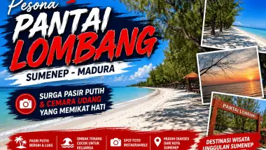 Pantai Lombang Sumenep Surga Pasir Putih dan Cemara Udang yang Memikat Hati