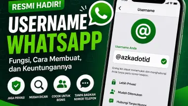 Username WhatsApp Resmi Hadir, Ini Fungsi, Cara Membuat, dan Keuntungannya