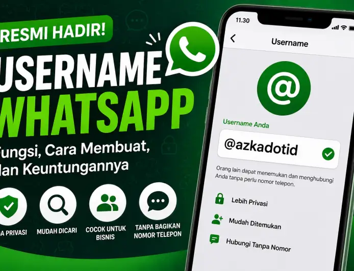 Username WhatsApp Resmi Hadir, Ini Fungsi, Cara Membuat, dan Keuntungannya