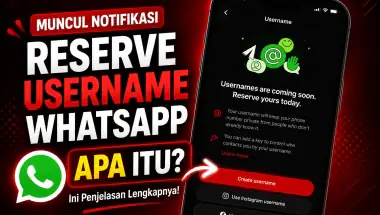 Muncul Notifikasi "Reserve Username WhatsApp", Apa Itu? Ini Penjelasan Lengkapnya
