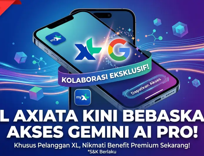 Gebrakan Baru! XL Axiata Manjakan Pelanggan dengan Akses Gemini Pro Gratis